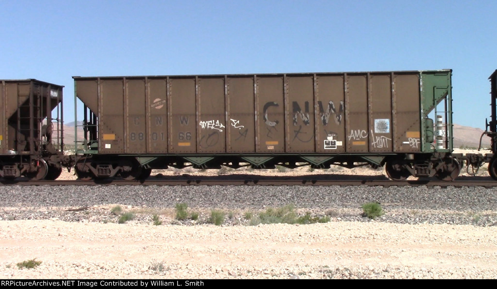 EB Unit Empty Hooper Car Frt at Erie NV -68